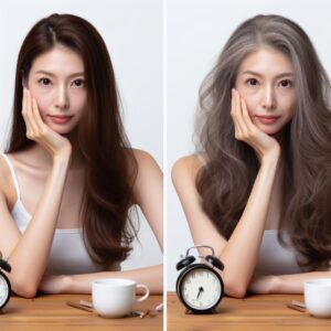 Effects of aging on hair texture